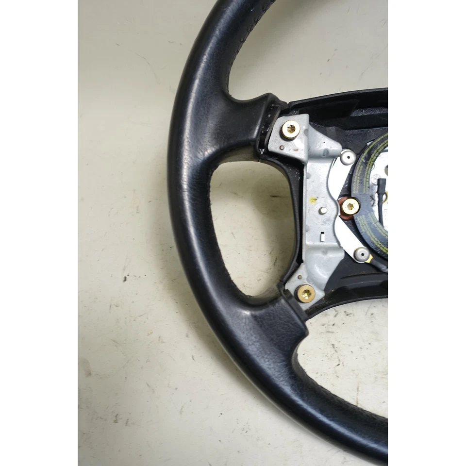 1994-1997 BMW E36 3-Series Convertible Factory Black Leather Steering Wheel OEM - Imagem 4 de 4