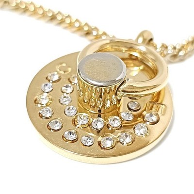 ✨CELINE✨セリーヌ✨ゴールド✨ロゴ✨ヴィンテージ✨ネックレス✨ CELINE Rare Vintage Necklace Stone Logo Gold | eBay