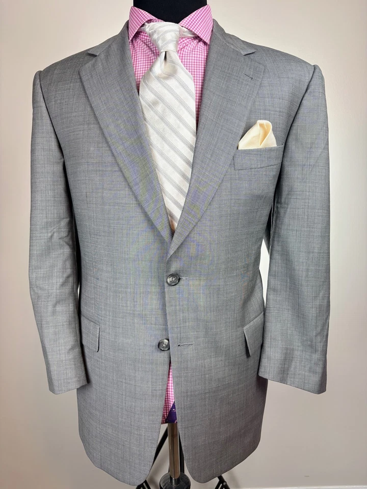 Traje Burberry London Gris 2 Botones 44 S/R e54 Foto 2 de 4