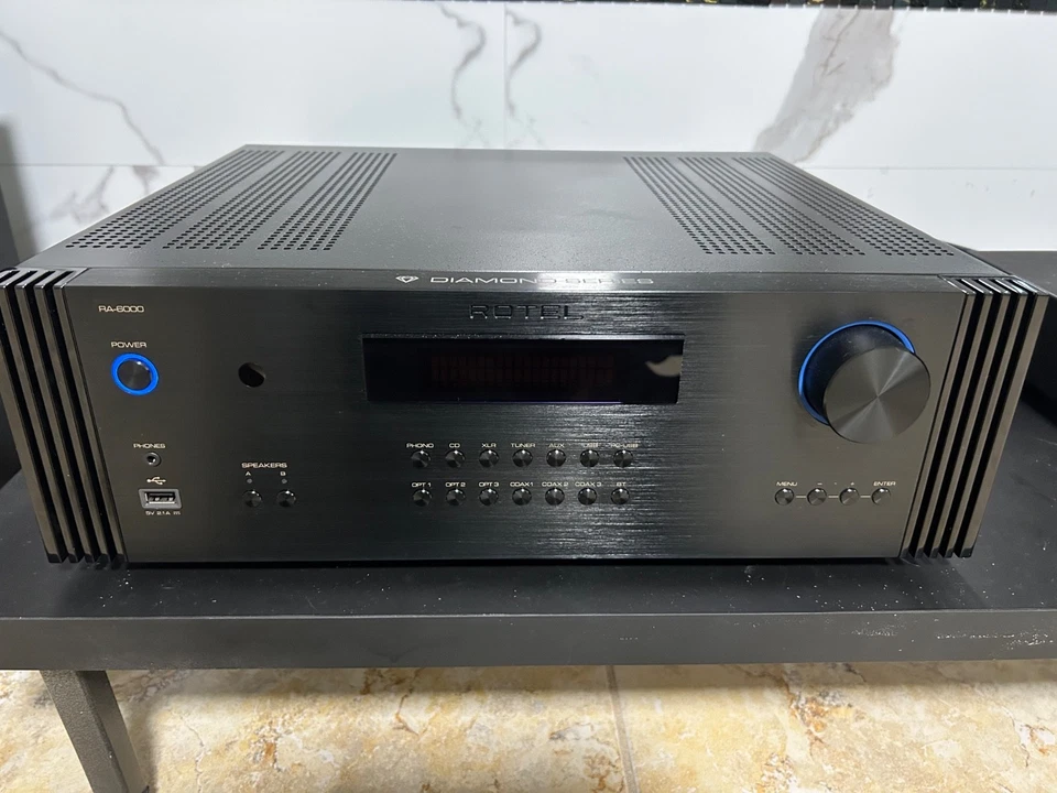 ROTEL RA-6000 Black Integrated A/B Amplifier - Image 2 of 4
