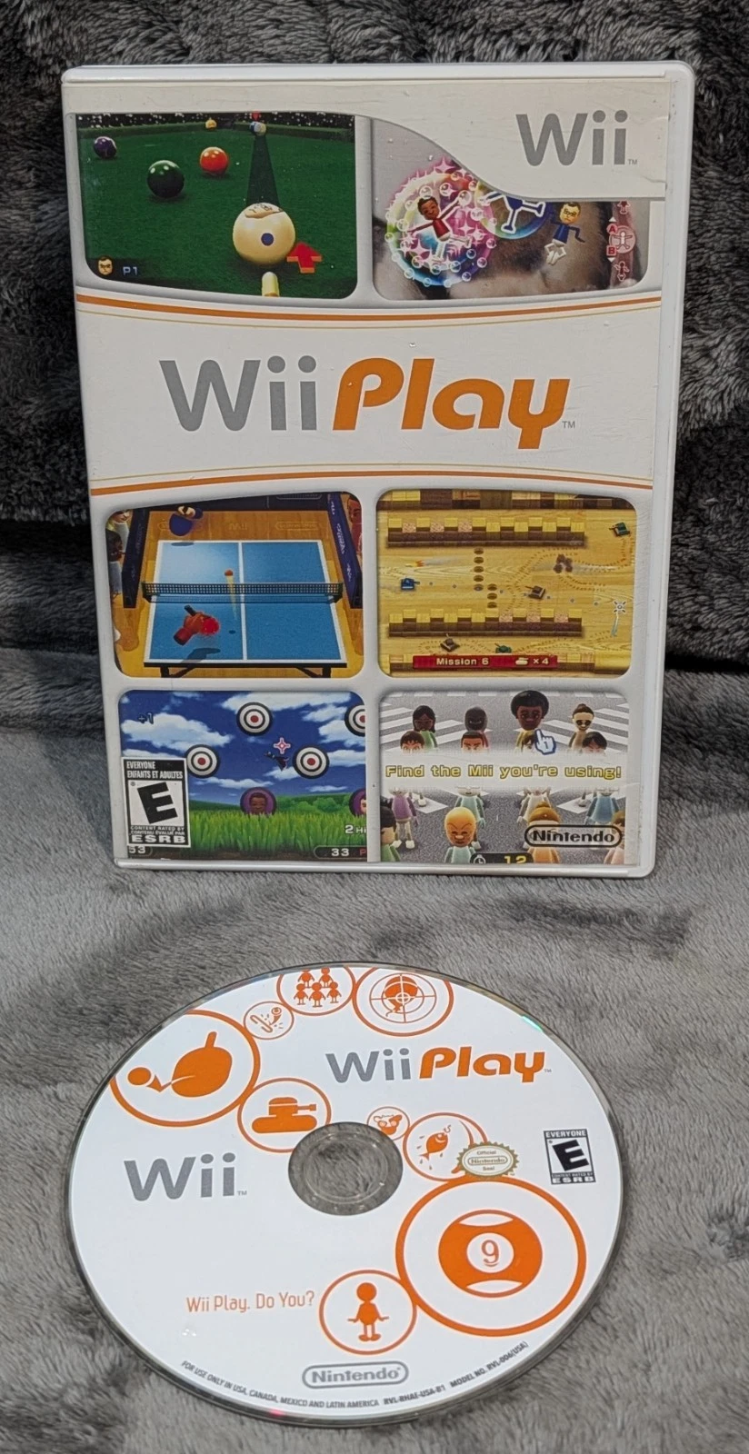 2007, Nintendo Wii, Wii Play Game With Original Case