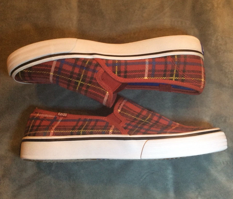 Keds Double Decker Design Slip On  Womens Red Sneakers Casual Shoes Size 9 W - Image 2 of 4