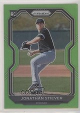 2021 Panini Prizm Lime Green Prizm 49/125 Jonathan Stiever #68 1b3