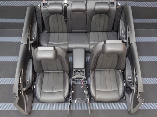 Original Audi A6 4G Limousine Facelift Sitze Sitzausstattung Leder schwarz