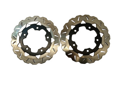 Pair Front Brake Disc Kymco Xciting 300 I R 2007-2014