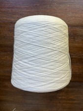 1010g 55 Cotton 45 Wool Yarn Cone White 3 2/30nm Unlabeled Unbranded China