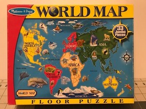 melissa and doug world map