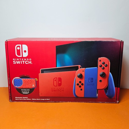 Console Nintendo Switch Mario Red e Blue Limited Edition COMPLETA PERFETTA - Foto 22 di 23