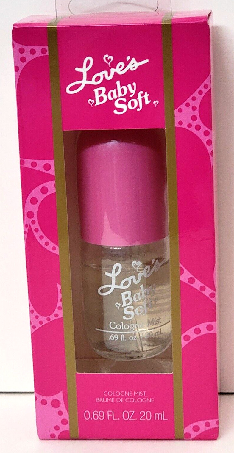 LOVE'S BABY SOFT Cologne Mist 0.69 oz by DANA NEW RARE (LOW-