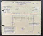 1959 The Liverpool Borax Co. Ltd, St Paul's Square, Liverpool Invoice