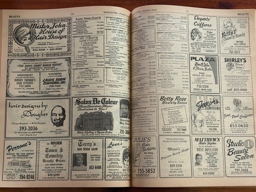 New England Telephone Directory Worcester Massachusetts 1969 Phone Book 617 - Picture 9 of 10