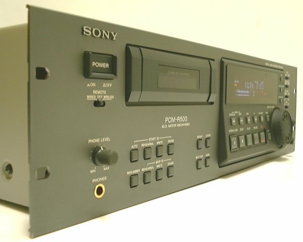 SONY PCM-R500 Digital Audio Tape DAT Player Recorder Deck 4-Motor