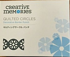 NIB Quilted Circles Border Paper Punch -- Creative Memories NLA