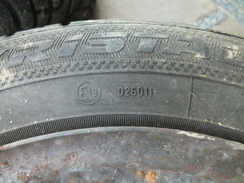Satz Räder Fiat Punto Panda 5.5Jx14 H2 ET35 14 Zoll Sommerreifen 165/70 R14 81T - Bild 5 von 12
