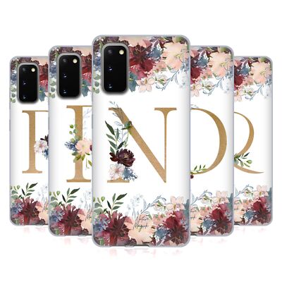 NATURE MAGICK BLUMEN MONOGRAMM BLUMIG GOLD 2 GEL HANDYHÜLLE FÜR SAMSUNG HANDYS 1