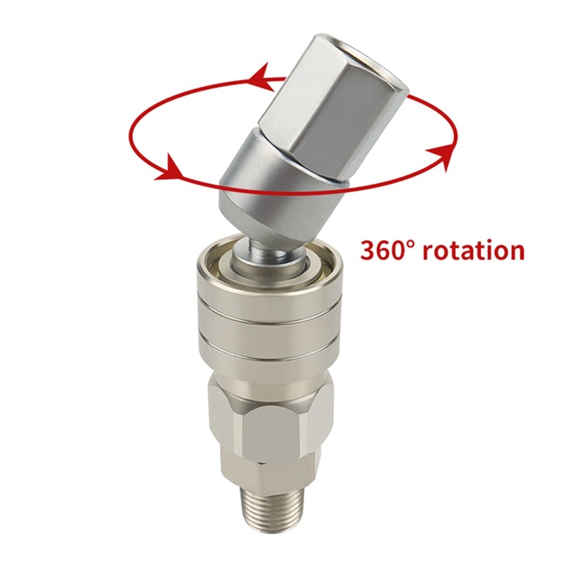 Airless Straight Hose Swivel Connector Universal 360 Joint Fittings