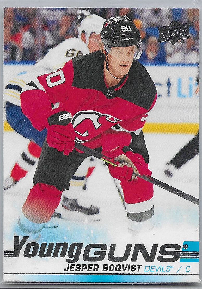 2019-20 Jesper Boqvist Upper Deck Series 1 Young Guns Rookie RC # 233