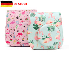 Flamingo Tasche Hülle für Fujifilm Instax Mini 8/9/11 Sofortbildkamera, Vintage