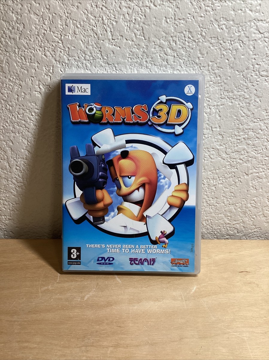 Worms 3D= Mac MacOS X Dvd-Rom Game