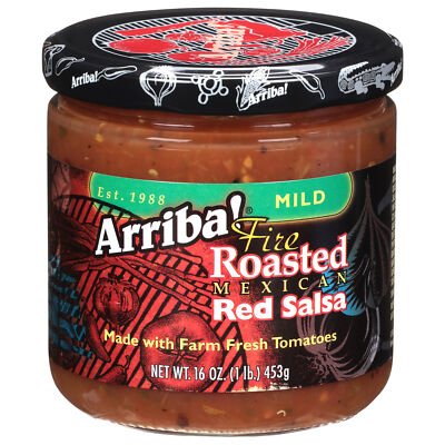 Arriba Salsa Red Mild 16 oz (Pack of 6)