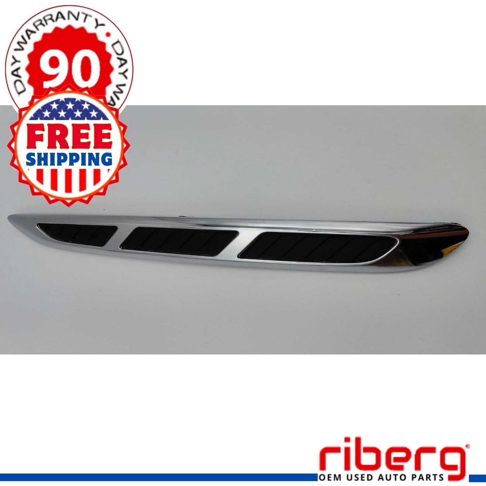 Buick Enclave hood vent insert trim molding louver LH Left Driver OEM