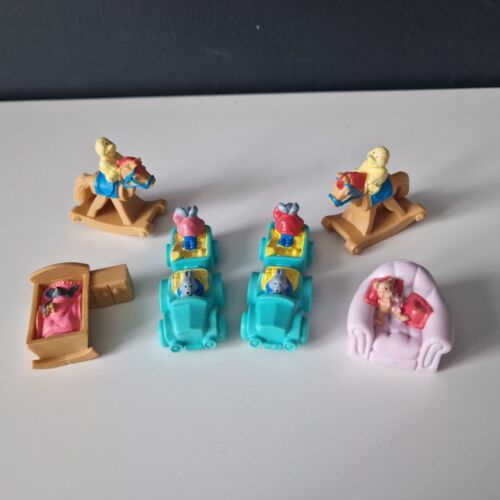 6x Teeny Weeny Families 1997 Rilasciato in Kelloggs cereali - Foto 2 di 4