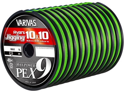 VARIVAS Avani Jigging 10x10 Max Power PE X9 PE Line 1200m #12-160 lb