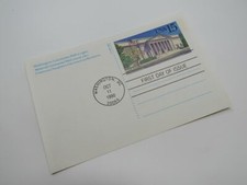 USPS Scott UX151 15c Constitution Hall First Day of Issue Postal Card