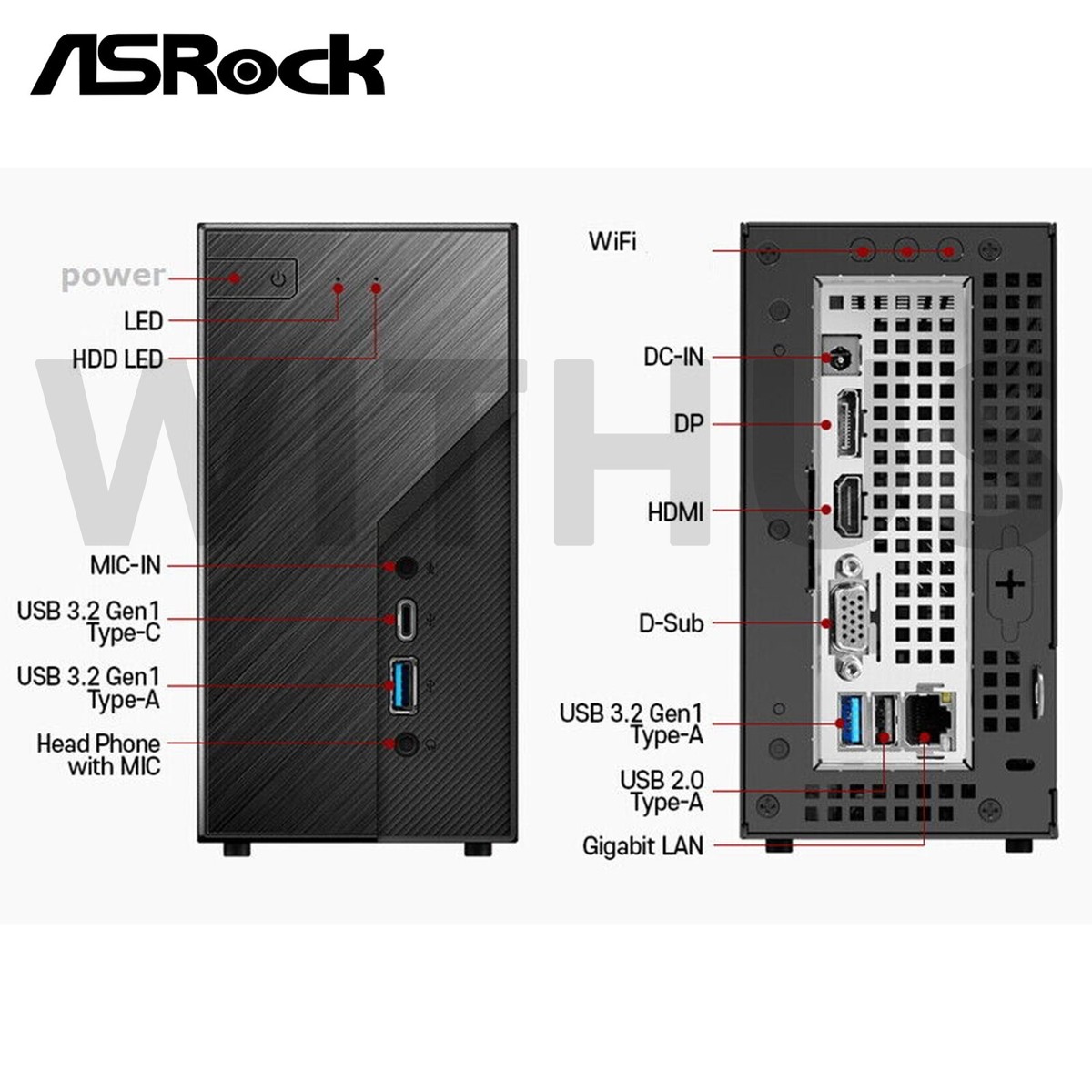 ミニPC ASRock Deskmini X300 miniPC ASRock DeskMini X300/B/BB/BOX/JP DeskMini Mini-STXフォーム