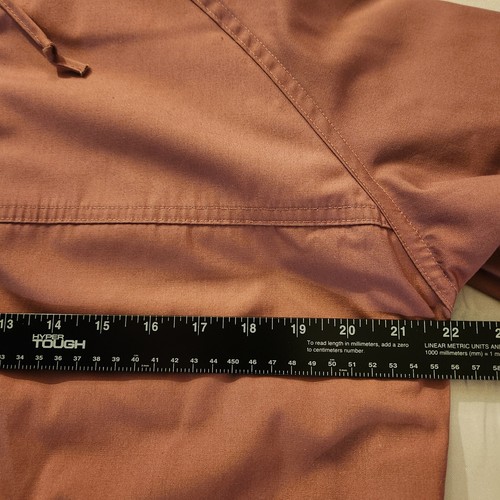Vintage Woolrich Jacket Women M Pink Parka Coat Wool Flannel Lined Gorpcore USA - Picture 7 of 7
