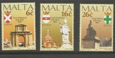 S47104 MALTA MNH 1997 Cities 3V