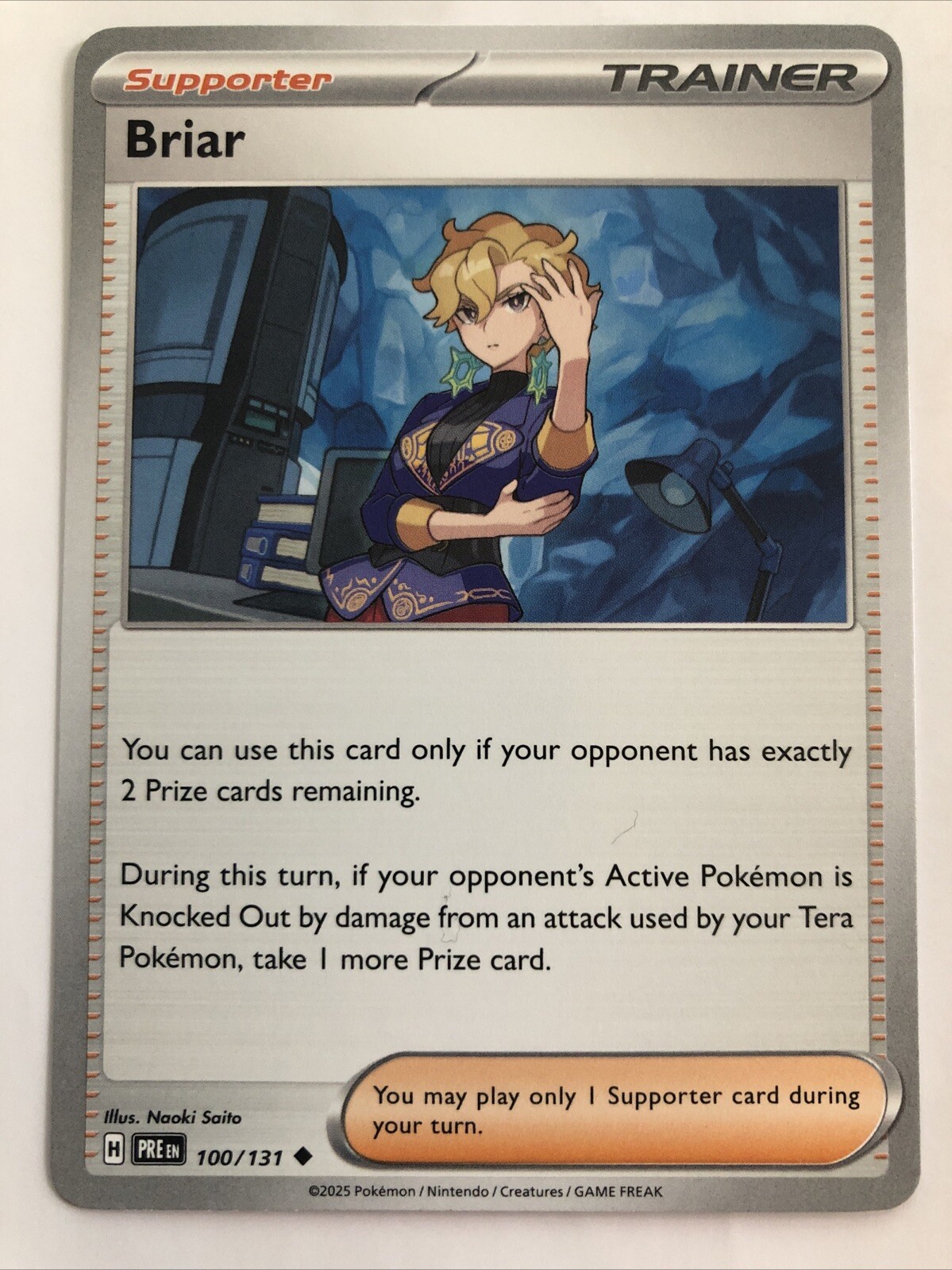 Pokémon TCG Prismatic Evolutions Briar 100/131 NM