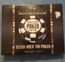 TEXAS HOLD EM POKER Excalibur Wireless Electronic Plug Play TV Game: USED IN BOX