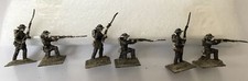 Fusiliers - 6 Painted Lead Soldiers H. Average 3 Cm