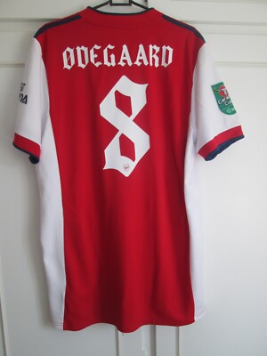 2011-2022 Arsenal Carabao Odegaard 8 Arsenal Heim Fußballtrikot Large /59109