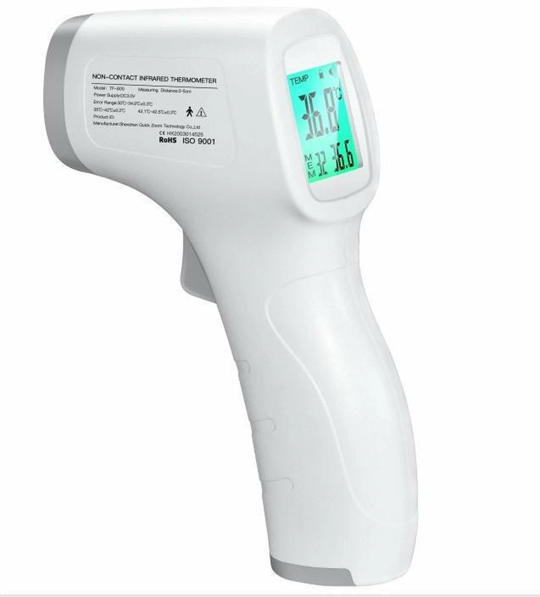 Non Contact Digital IR Infrared Forehead Thermometer Gun Adult Body Temperature
Opens in a new windo