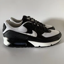 Nike By You Men’s 8/Women’s 9.5 Air Max 90 Black/White Sneakers FZ3984-900 NEW