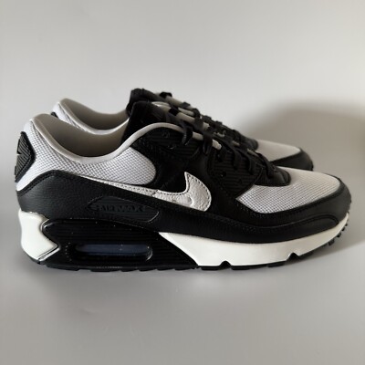 Nike By You Men s 8/Women s 9.5 Air Max 90 Black/White Sneakers FZ3984-900 NEW