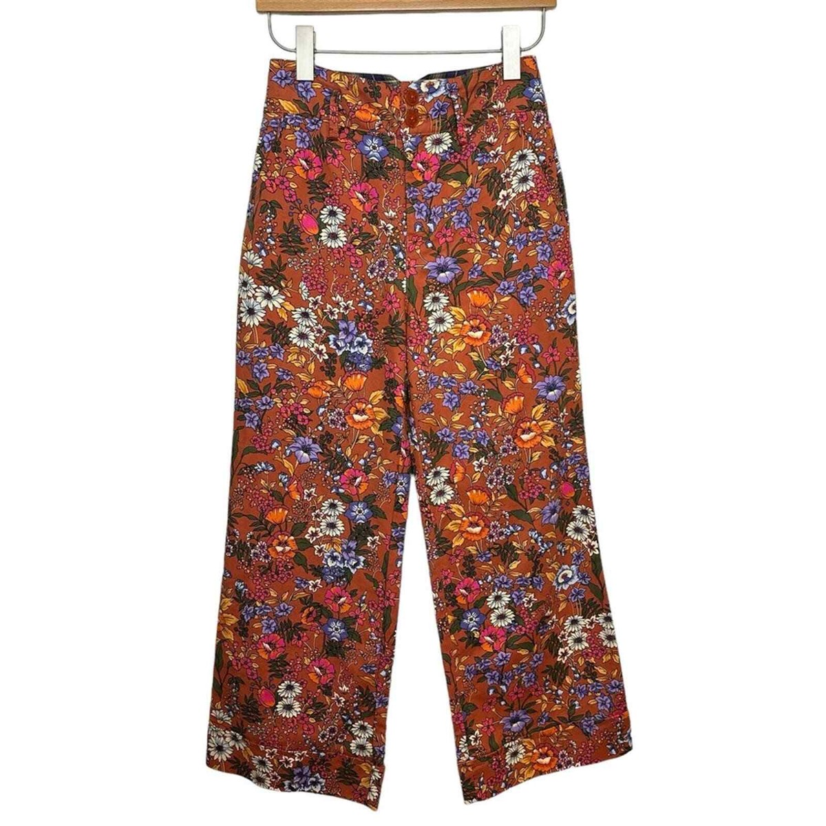 AMERI FLOWER PRINT VELOUR PANTS ック Ameri（アメリ）の「FLOWER PRINT VELOUR PANTS（その他パンツ