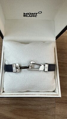 montblanc lederarmband mit Karabiner
