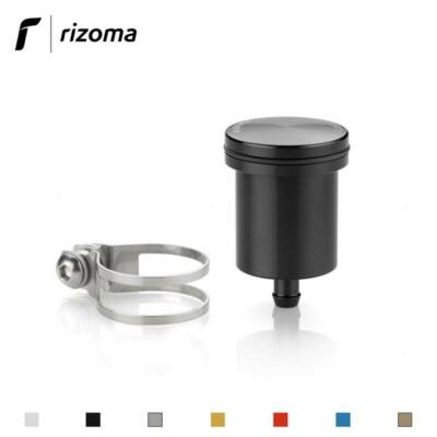Rizoma CT015 Brake/Clutch Fluid Reservoir, Straight Nozzle, Color BLACK CT015B