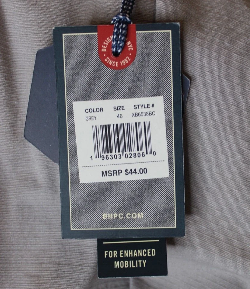 Pantalones Cortos Beverly Hills Polo Club Para Hombre Talla 46 Gris Carga Calce Recto Relajado Nuevos Foto 3 de 4