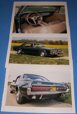 1967 Mercury Cougar Xr-7 Photoposter Lot 67 Xr7 289 68 Print
