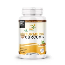 TURMERIC 95% CURCUMIN BLACK PEPPER TUMERIC EXTRACT CAPSULES ANTIOXIDANT 10,000mg