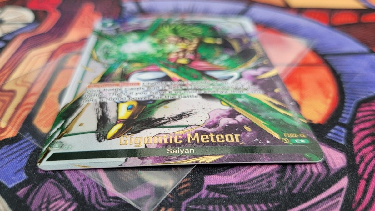 Gigantic Meteor Broly FS03-15 FB02 Secret Rare Alternate Art