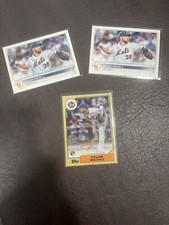 2022 Tylor Megill Rookie Lot 3X 🔥Topps Series 1-1987 Gold On Card AUTO🔥RC...