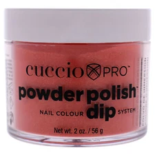 Pro Powder Polish Nail Colour Dip System Orange With Gold Mica by Cuccio 1.6 oz