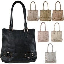 XL Damen Tasche Schultertasche Leder Optik Handtasche Shopper Bag Damentasche 16