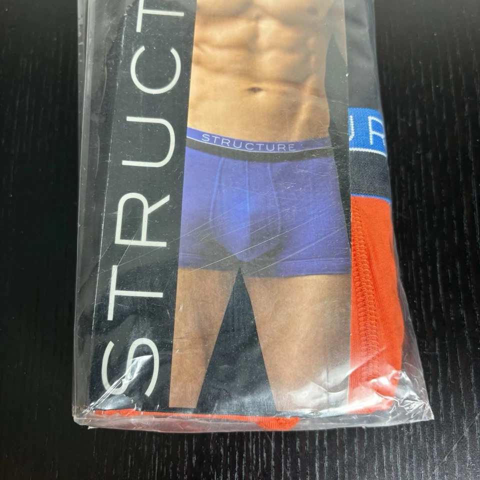 STRUCTURE Mens Small S Modern Trunks, 2 Pair, Square Cut Active Length Vintage - Image 3 of 4