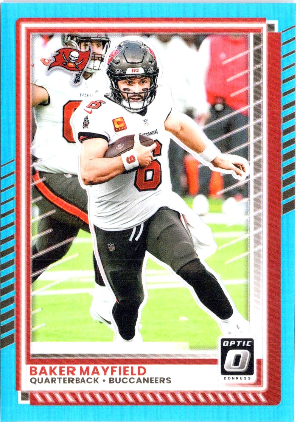 2025 Donruss Optic #148 Baker Mayfield Aqua /349